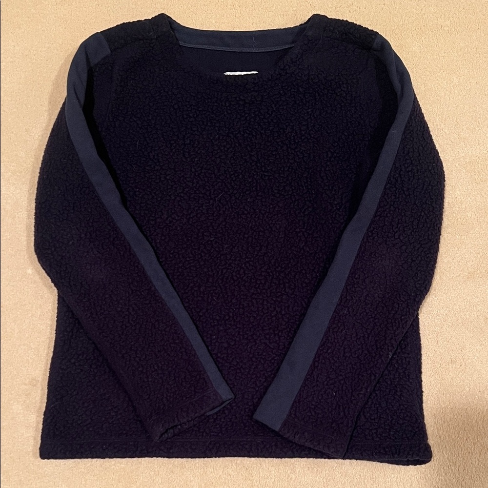 Dudley Stephens Alden Crewneck in Shearling Fleece
